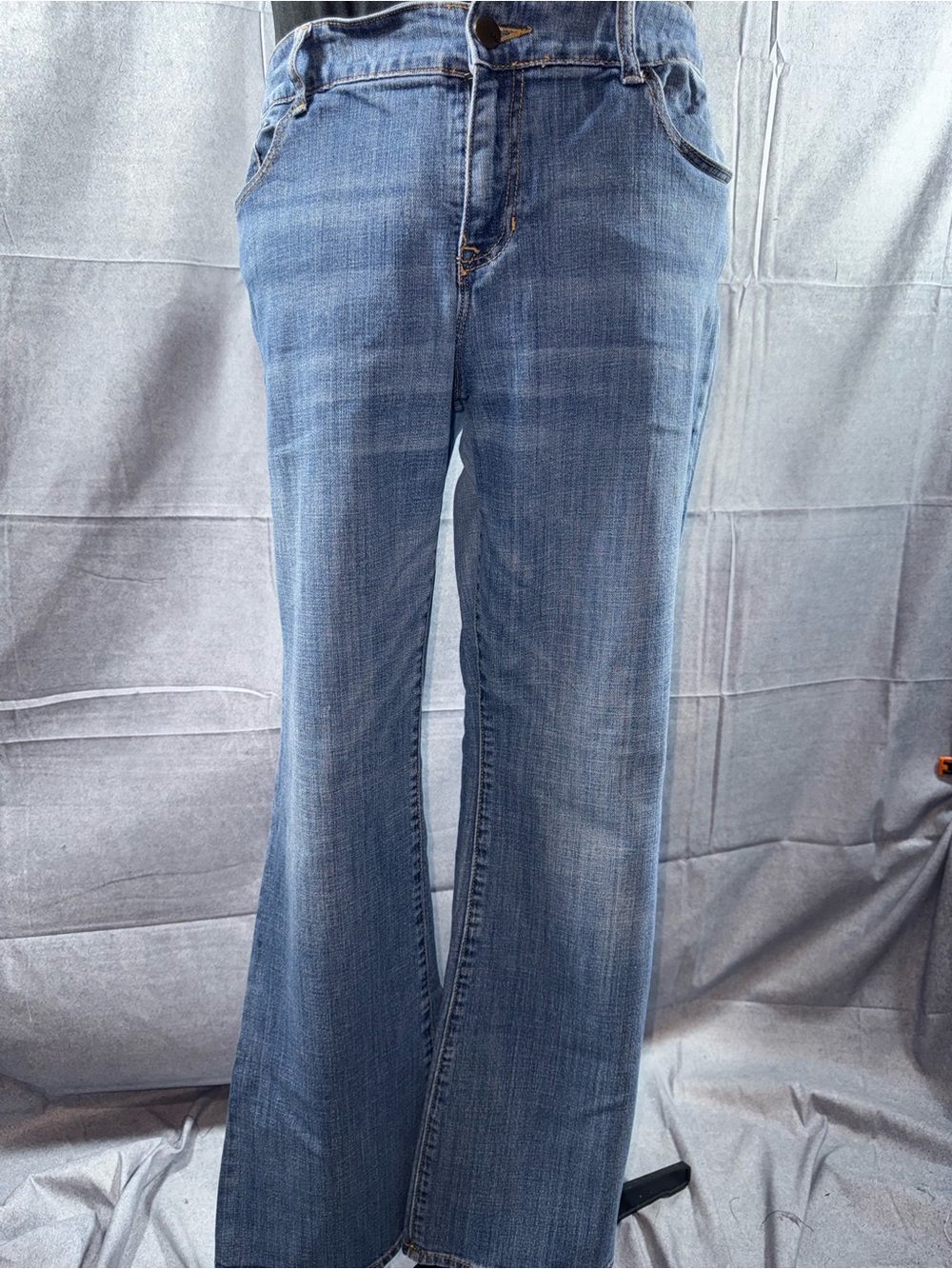 2663-GAP Women's Wide Leg Jeans - Light Blue Wash